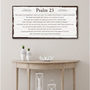 Psalm 23 - The Lord Is My Shepherd Sign by Tailored Canvases