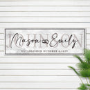 Last Name Wedding Gift Sign