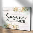 Floral Girls Room Sign