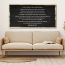 Psalm 23 - The Lord Is My Shepherd Sign by Tailored Canvases