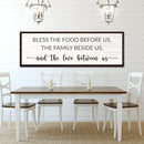 Bless The Food Before Us And The Love Between Us Sign II