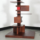 Stacking Wood Floor Lamp