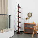 Stacking Wood Floor Lamp