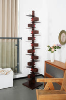 Stacking Wood Floor Lamp