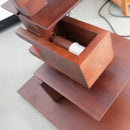 Stacking Wood Floor Lamp