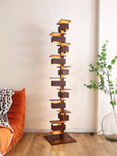 Taliesin Wood Stacked Floor Lamp