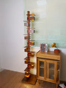 Taliesin Wood Stacked Floor Lamp