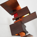 Taliesin Wood Stacked Floor Lamp