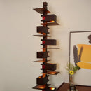 Stacking Wood Floor Lamp