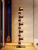 Stacking Wood Floor Lamp