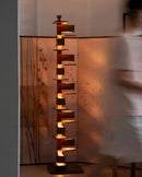 Stacking Wood Floor Lamp