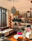 Stacking Wood Floor Lamp