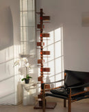 Stacking Wood Floor Lamp