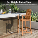 Tall Adirondack Chair with Armrests and Footrest for Deck by LJGDeals