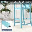 Tall Adirondack Chair with Armrests and Footrest for Deck by LJGDeals