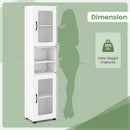 Tall Bathroom Storage Cabinet 67 Inches Freestanding Storage Organizer by LJGDeals