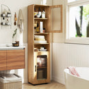 Tall Bathroom Storage Cabinet 67 Inches Freestanding Storage Organizer by LJGDeals