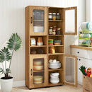 Tall Bathroom Storage Cabinet 67 Inches Freestanding Storage Organizer by LJGDeals