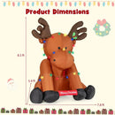 8.5 Feet Tall Christmas Inflatable Reindeer with 24 LED String Lights by DirectDeals