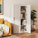 Tall Storage Cabinet with 4 Storage Shelves for Bathroom Living Room by LJGDeals