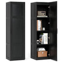 Tall Storage Cabinet with 4 Storage Shelves for Bathroom Living Room by LJGDeals