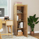Tall Storage Cabinet with 4 Storage Shelves for Bathroom Living Room by DirectDeals