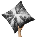 "Tall Trees" Throw Pillow