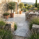 Talya Gray Marble Leather Finish Pavers (3 cm Thickness)