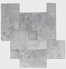 Talya Gray Marble Leather Finish Pavers (3 cm Thickness)