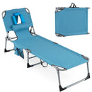 Tanning Chair with Face Arm Holes Folding Chair by LJGDeals