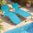 Tanning Chair with Face Arm Holes Folding Chair by LJGDeals