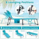 Tanning Chair with Face Arm Holes Folding Chair by LJGDeals