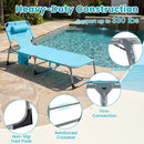 Tanning Chair with Face Arm Holes Folding Chair by LJGDeals