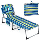 Tanning Chair with Face Arm Holes Folding Chair by LJGDeals