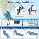 Tanning Chair with Face Arm Holes Folding Chair