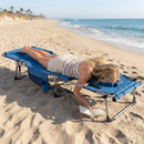 Tanning Chair with Face Arm Holes Portable Sunbathing Chair