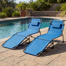 Tanning Chair with Face Arm Holes Portable Sunbathing Chair by LJGDeals