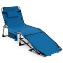 Tanning Chair with Face Arm Holes Portable Sunbathing Chair by LJGDeals