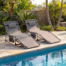 Tanning Chair with Face Arm Holes Portable Sunbathing Chair by LJGDeals