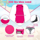 Tanning Chair with Face Arm Holes Portable Sunbathing Chair by LJGDeals