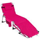 Tanning Chair with Face Arm Holes Portable Sunbathing Chair by LJGDeals