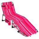 Tanning Chair with Face Arm Holes Portable Sunbathing Chair by LJGDeals