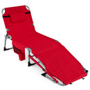 Tanning Chair with Face Arm Holes Portable Sunbathing Chair by LJGDeals