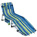 Tanning Chair with Face Arm Holes Portable Sunbathing Chair by LJGDeals