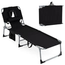 Tanning Chair with Face Arm Holes Folding Chair