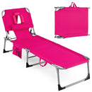Tanning Chair with Face Arm Holes Folding Chair by LJGDeals