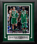Jayson Tatum and Jaylen Brown Boston Celtics 8" x 10" Framed Basketball Photo by Dynasty Sports & Framing