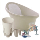 Shnuggle Newborn Bundle: Baby Bath & Accessories Bundle - 5-Piece Set | Cozy Support, Easy Cleanup & Sensory Fun