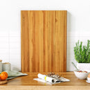 Teak Wood Cutting Board Extra Large 24 Inch Reversible Cutting Board with Handle by LJGDeals