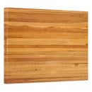 Teak Wood Cutting Board Extra Large 24 Inch Reversible Cutting Board with Handle by LJGDeals